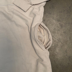 Terry Fleece Grey Oversized Longsleeve T-Shirt view 2