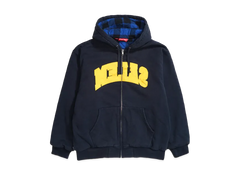 Supreme x SALEM Zip Up Hooded Sweatshirt "Navy" view 1