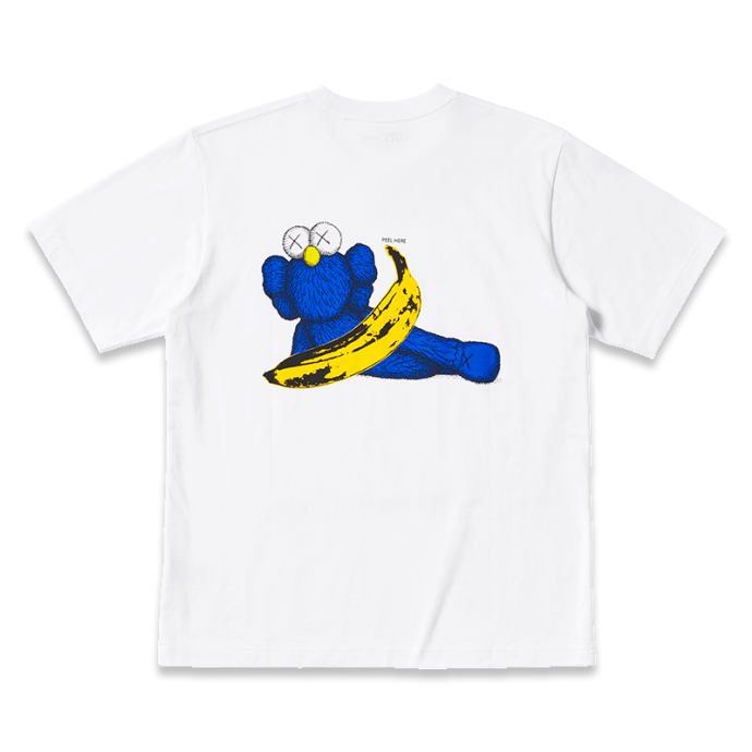 KAWS x Uniqlo Warhol UT Graphic T-Shirt 'White/Blue'
