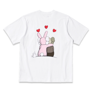 KAWS x Uniqlo Warhol UT Graphic T-Shirt 'White/Pink'