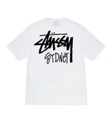 STUSSY SYDNEY Logo Tee White view 1