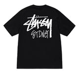 STUSSY SYDNEY Logo Tee Black view 1