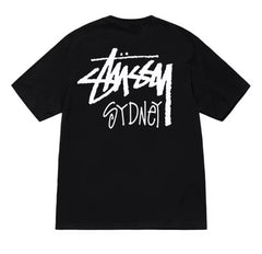 STUSSY SYDNEY Logo Tee Black view 1