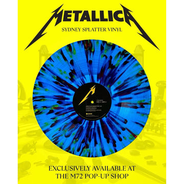 METALLICA 72 Seasons SYDNEY Splatter Pop Up AUSTRALIA Exclusive Vinyl Record
