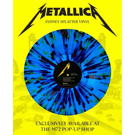 METALLICA 72 Seasons SYDNEY Splatter Pop Up AUSTRALIA Exclusive Vinyl Record