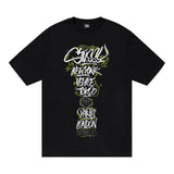 Stussy x Born X Raised Handstyles Tee 'Black' view 1