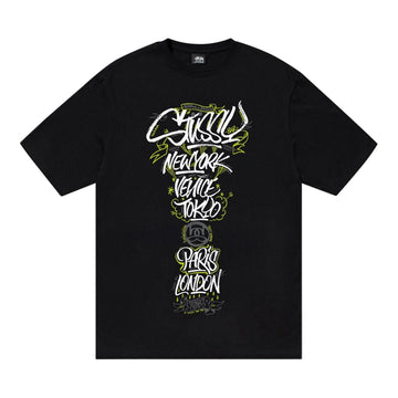 Stussy x Born X Raised Handstyles Tee 'Black'