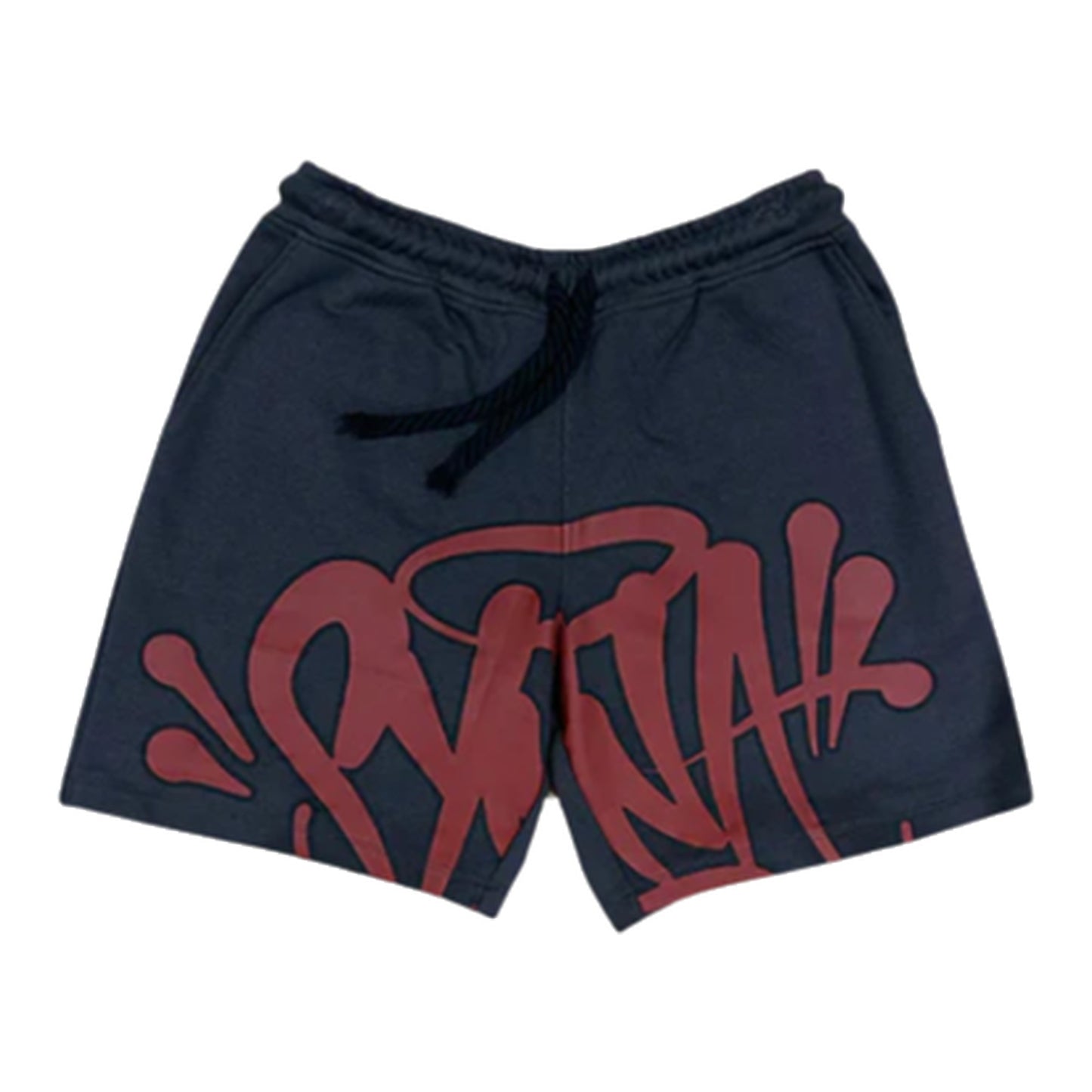 Syna World Logo Shorts - Burgundy/Grey