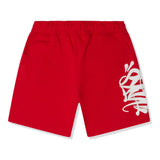 Syna World Logo Shorts - Red/White view 1