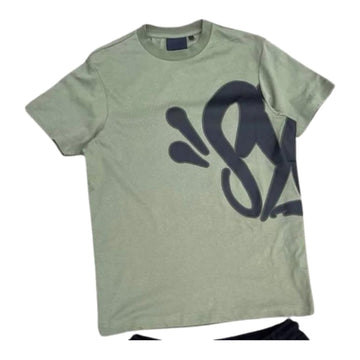 Syna World Logo T-Shirt - Khaki/Black