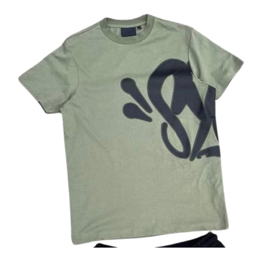 Syna World Logo T-Shirt - Khaki/Black