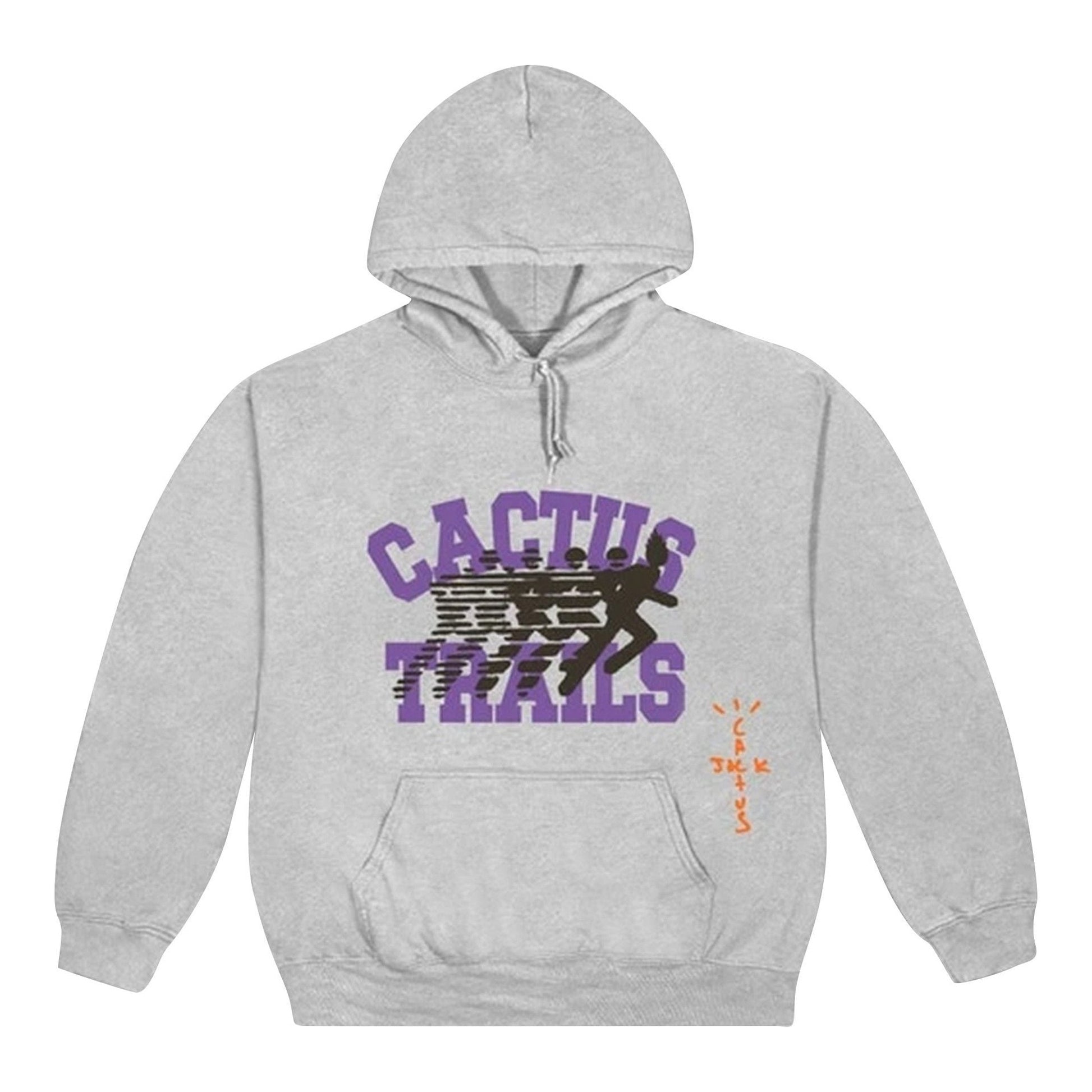 Travis Scott Running Wild Varsity Hoodie - Heather Grey