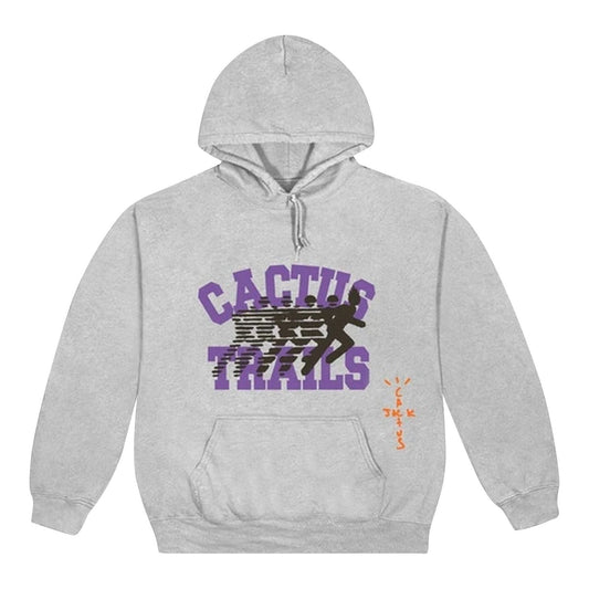 Travis Scott Running Wild Varsity Hoodie - Heather Grey