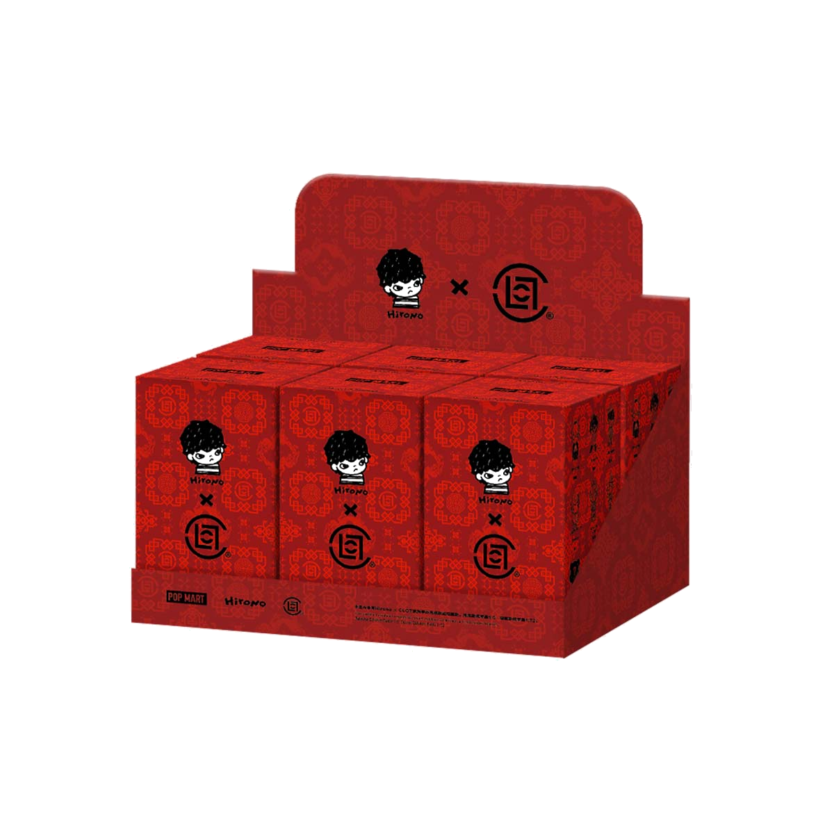 Pop Mart Hirono x CLOT Series Figure Sealed Case 'Mystery' (6 Blind Boxes)