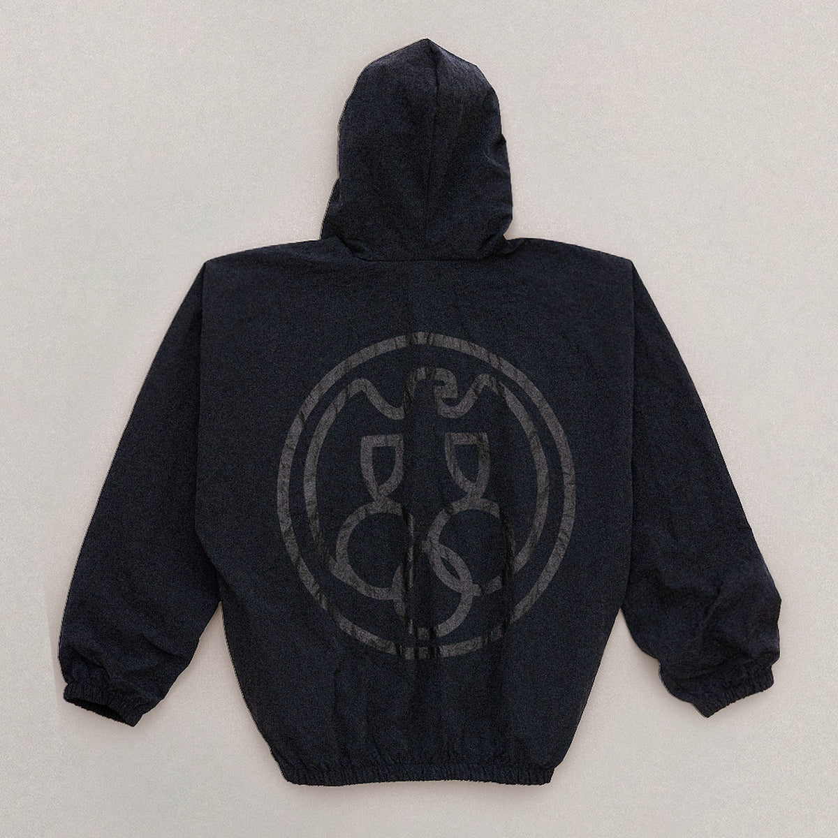 Yeezy Windbreaker Zip-Up Printed - Charcoal