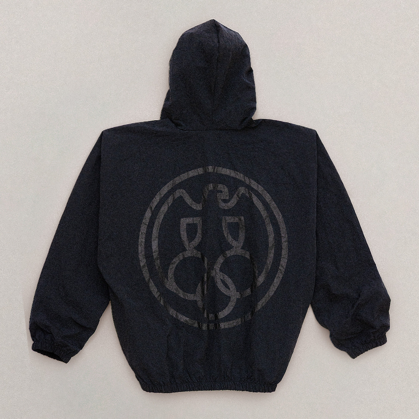 Yeezy Windbreaker Zip-Up Printed - Charcoal