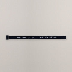 Yeezus Tour 2013 'WWJD' Black Bracelet view 1