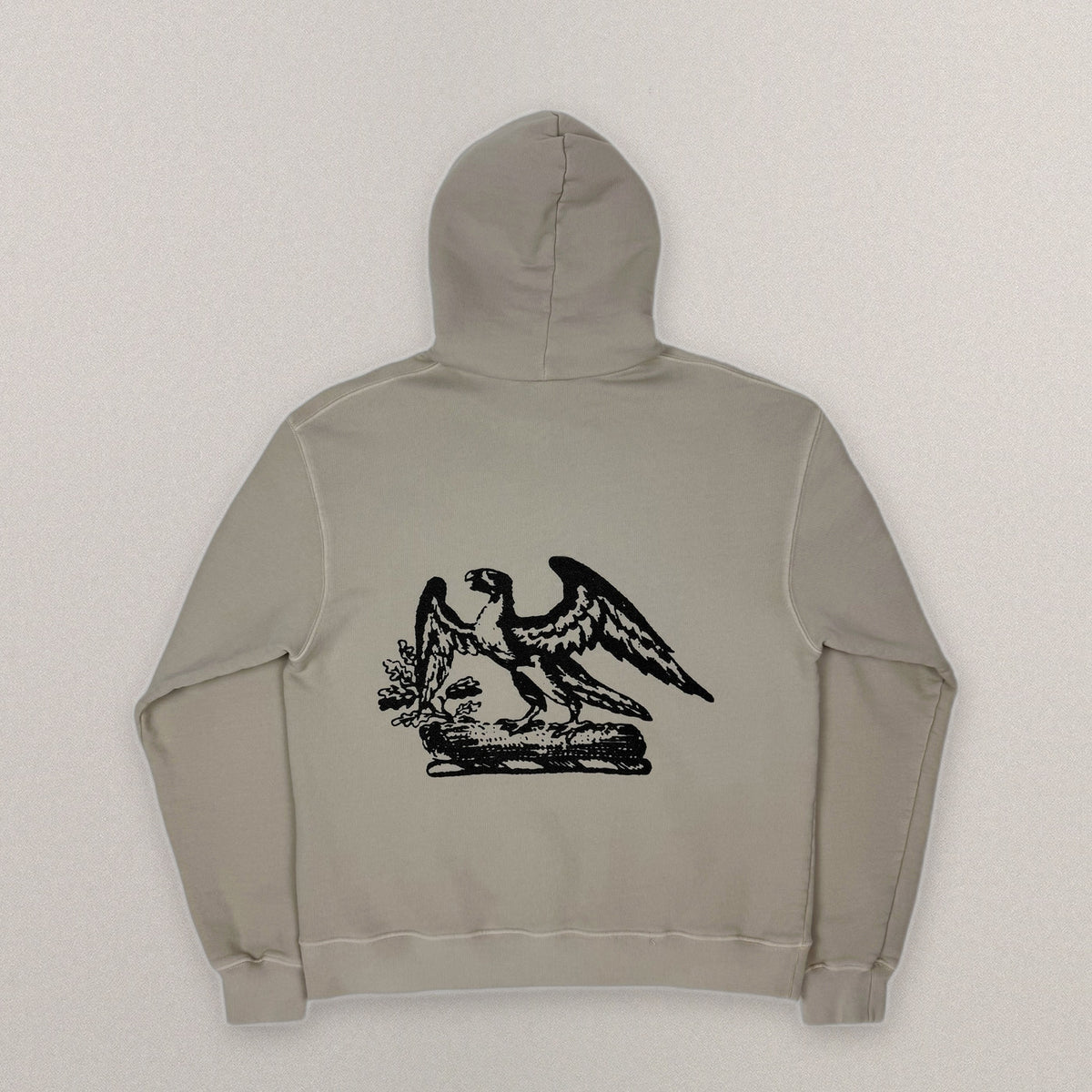 Yeezy 2017 Calabasas Eagle Crest Hoodie In Mist