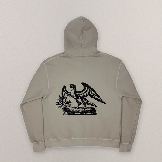 Yeezy 2017 Calabasas Eagle Crest Hoodie In Mist