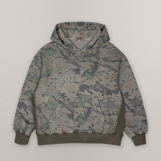 Yeezy Season 4 Boxy Hoodie In Camo