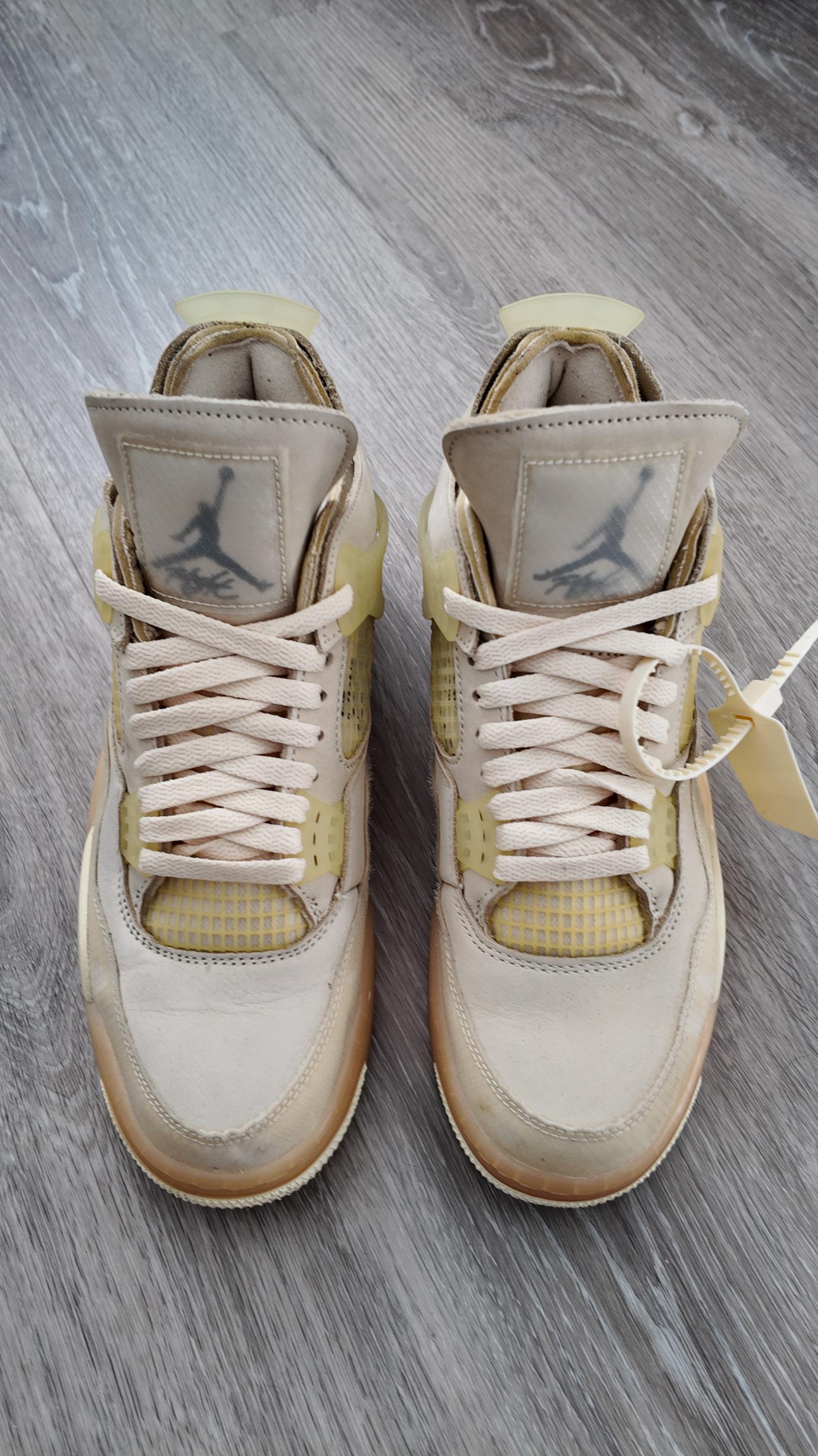 Off-White x Wmns Air Jordan 4 Retro SP 'Sail'