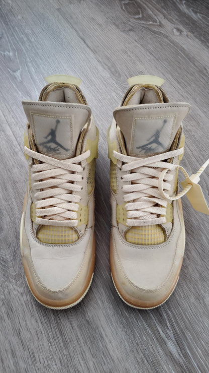 Off-White x Wmns Air Jordan 4 Retro SP 'Sail'