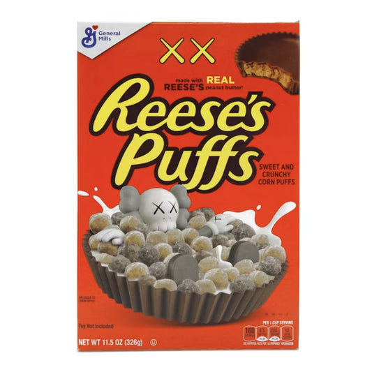 KAWS x Reese's Puffs Cereal (Not Fit For Human Consumption)