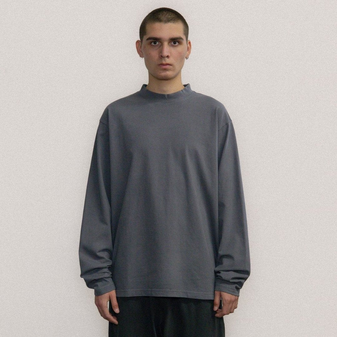 Yeezy Gap Tee — Dark Gray, Long sleeve