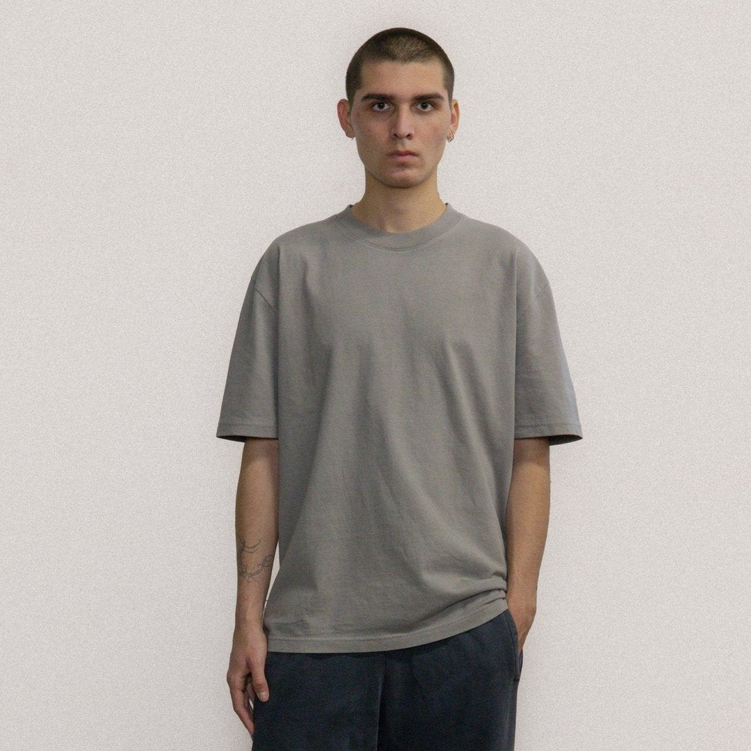 Yeezy Gap Tee — Light Gray, Short sleeve