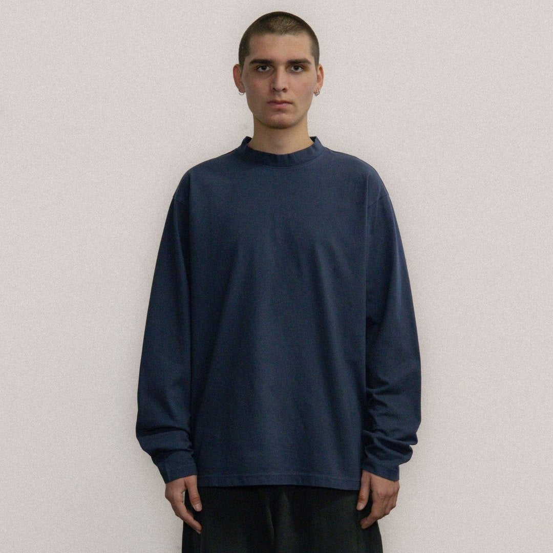 Yeezy Gap Tee — Navy, Long sleeve
