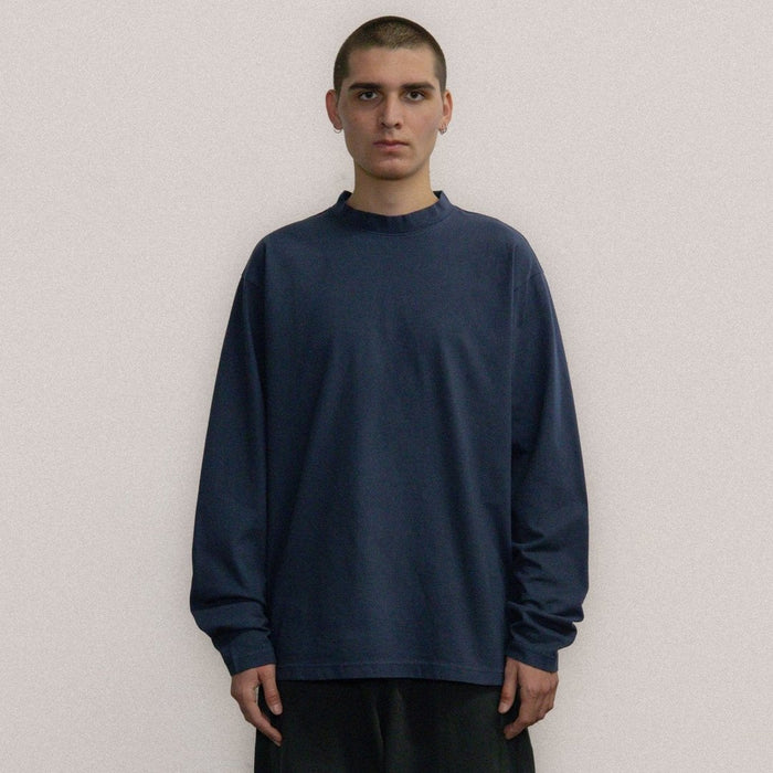 Yeezy Gap Tee — Navy, Μακρύ μανίκι